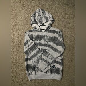 Black and grey kids sweatshirt.